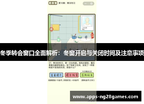 冬季转会窗口全面解析:冬窗开启与关闭时间及注意事项 冬季转会窗口全面解析:冬窗开启与关闭时间及注意事项